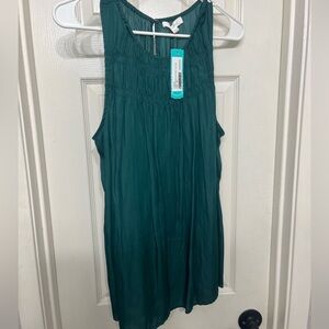 Teal/Green Sleeveless Women's Top